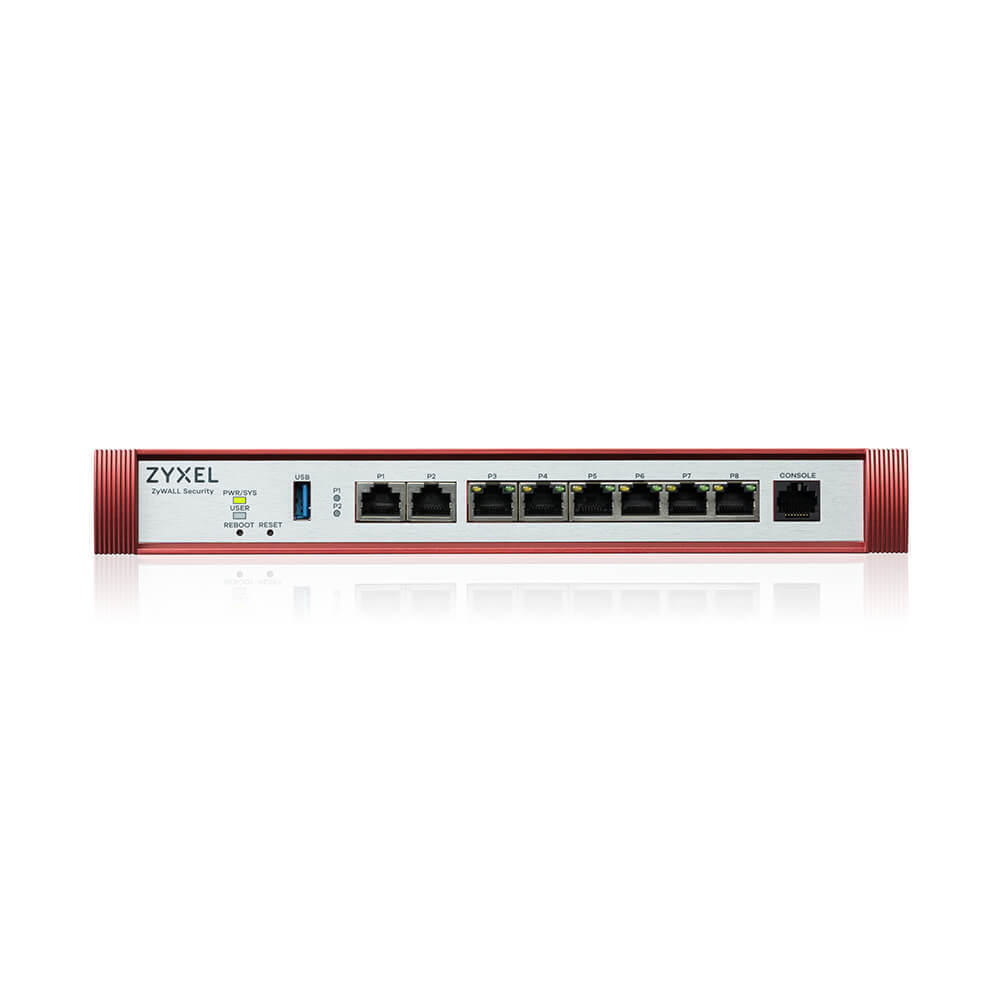 Межсетевой экран/ Межсетевой экран Zyxel USG FLEX 200H, Rack, 2xRJ-45: 1/2.5G (LAN/WAN), 6xRJ-45: 1G (LAN/WAN), 1xUSB3.0 **