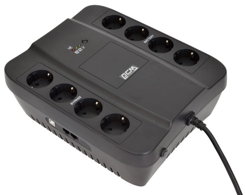 Источник бесперебойного питания Powercom Spider SPD-850U 510Вт 850ВА черный