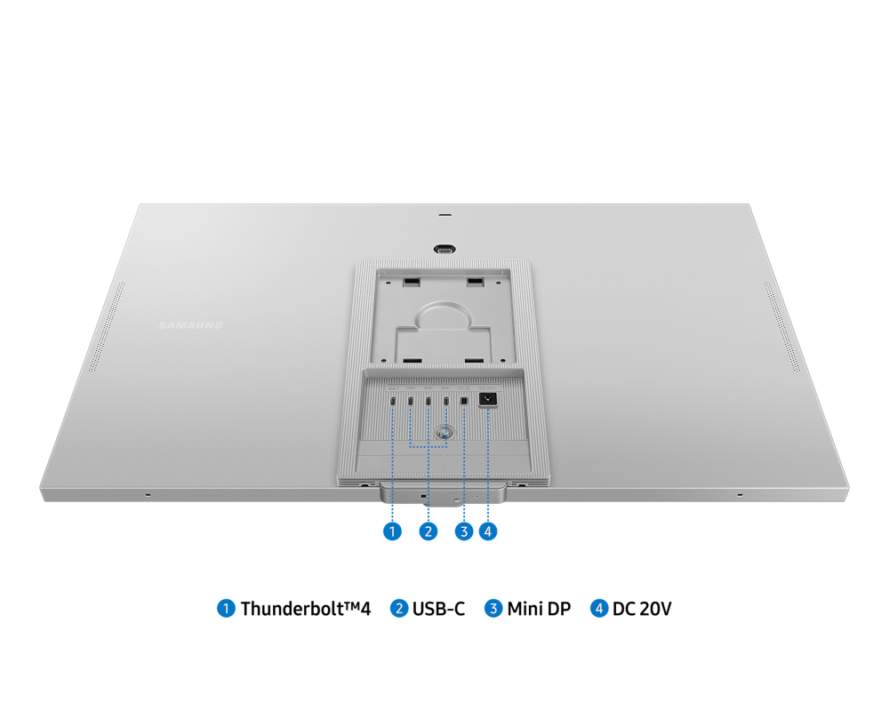 Samsung 27" ViewFinity S9 S27C902PAI IPS LED 16:9 5120x2880x60Hz 5ms 600cd 1000:1 178/178 1,07 млрд mini DP; TB 4 (90W); USB3.0 x3; WiFi5; BT4.2;WCam;2x5W;VESA;Tilt;HAS;Piv;Sil