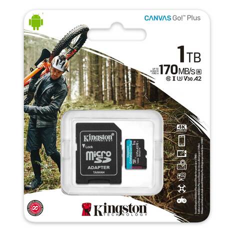 Карта памяти Kingston microSDXC Canvas Go Plus 1TB