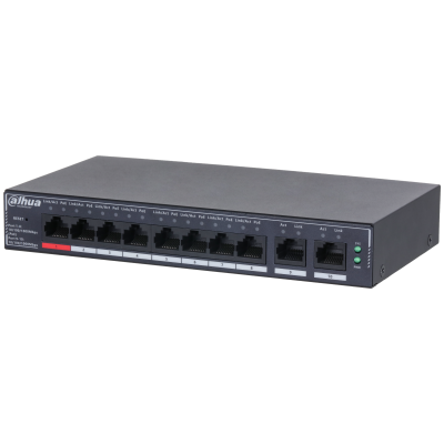 Коммутатор Dahua 10-Port Cloud Managed Gigabit Switch with 8-Port PoE
