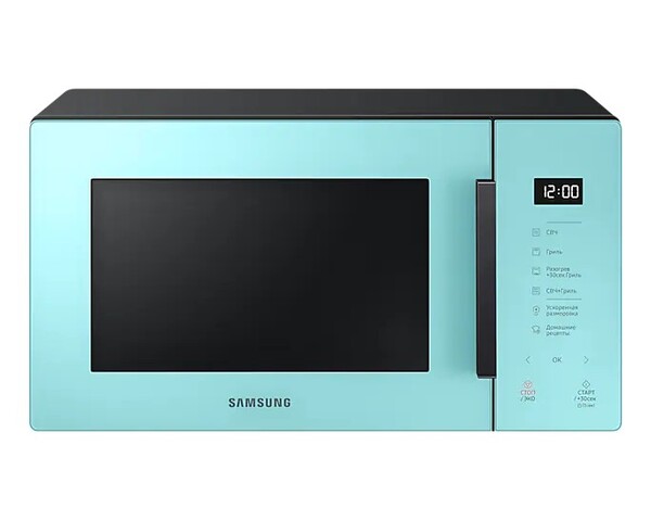 

Микроволновая Печь Samsung MG23T5018AN/BW 23л. 800Вт мятный