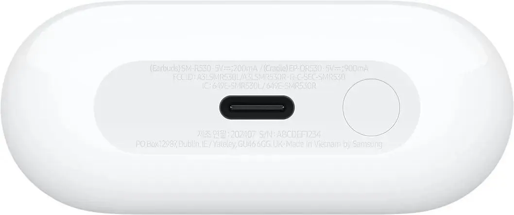 Гарнитура вкладыши Samsung Galaxy Buds 3 белый беспроводные bluetooth в ушной раковине (SM-R530NZWACIS)