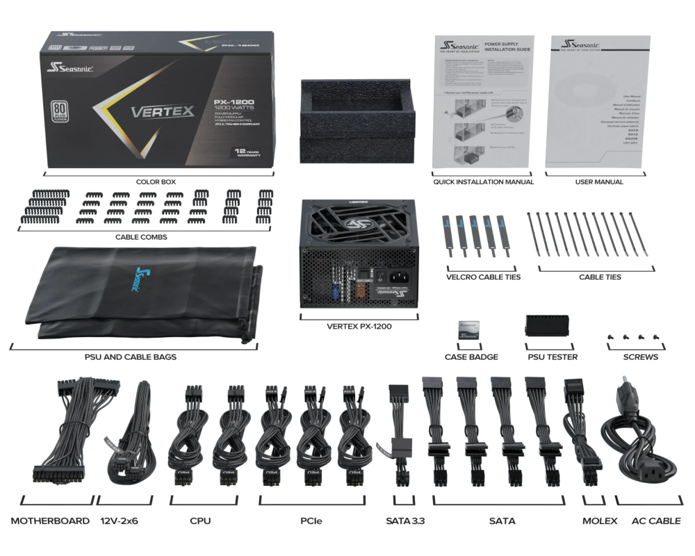 Блок питания Seasonic VERTEX PX-1200