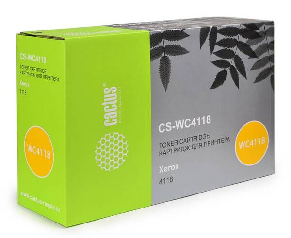 

Тонер-картридж черный Cactus CS-WC4118