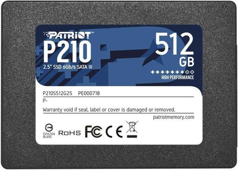 Внутренний твердотельный накопитель Patriot SATA III 512Gb