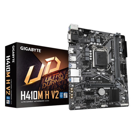 Материнская плата Gigabyte LGA1200 Intel Q470 H410M H V2 2.1