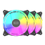 Вентилятор PCCooler кулер для корпуса F3 T120 ARGB BK 3IN1