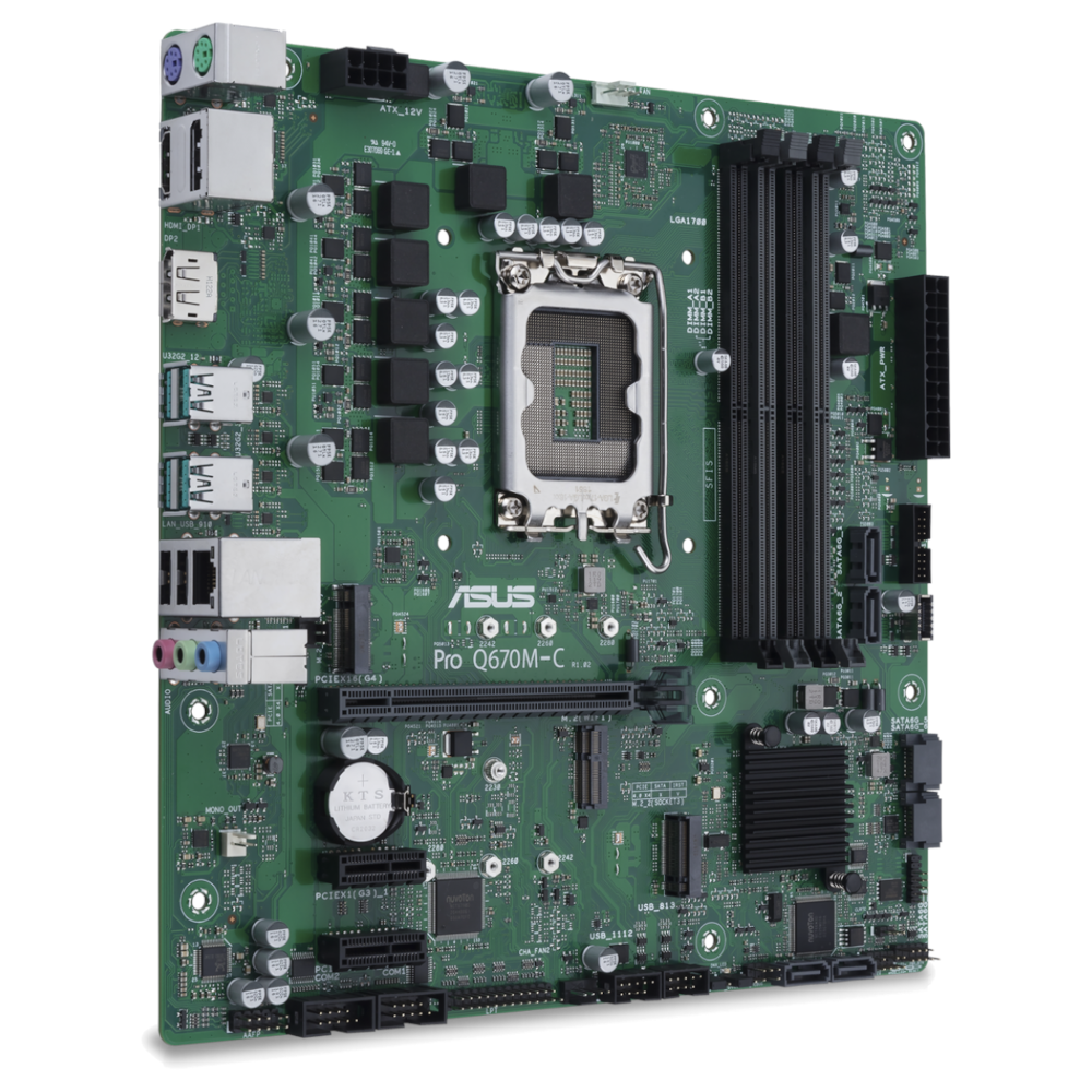 Материнская плата ASUS Intel Q670 PRO Q670M-C-CSM