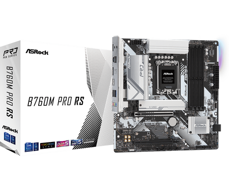 Материнская плата ASRock LGA 1700 Intel B760 B760M PRO RS
