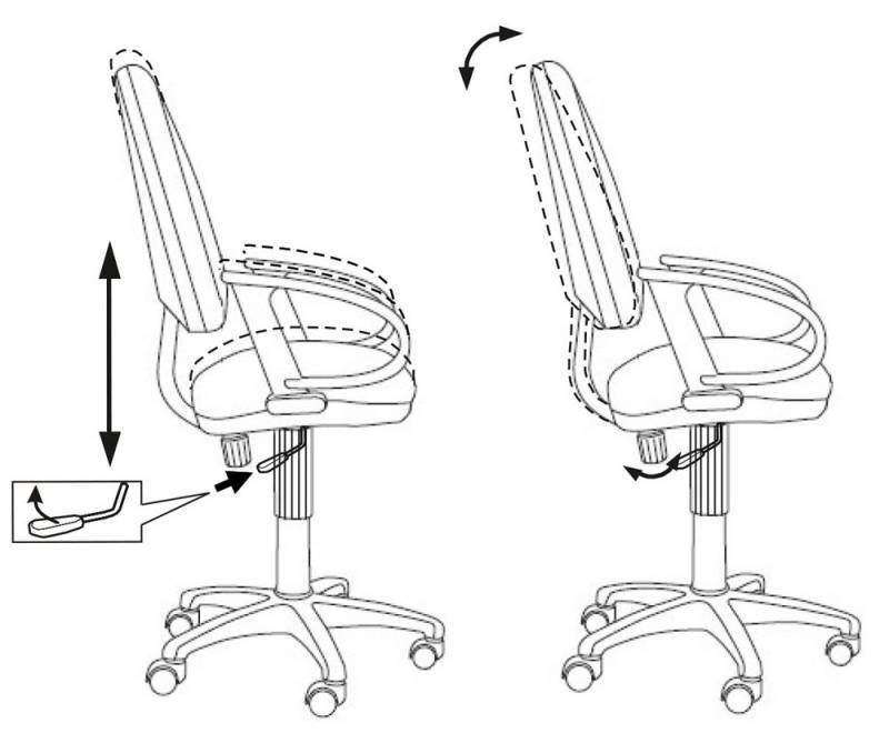 Кресло Бюрократ  CH-687AXSN