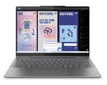 Ноутбук/ Lenovo Yoga 7 2-in-1 14ILL10 14&quot;(1920x1200 OLED)/Touch/Intel Core Ultra 7 256V(2.2Ghz)/16384Mb/1024PCISSDGb/noDVD/Int:Intel Arc graphics/Cam/BT/WiFi/70WHr/war 1y/1.38kg/luna grey/Win11Home + 65W, Pen, RU kbd