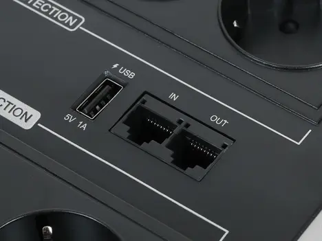 Источник бесперебойного питания/ UPS Line-Interactive CyberPower BR1000ELCD 1000VA/600W USB/RJ11/45/charger A/С (4+4 EURO)