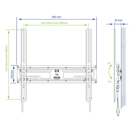 Кронштейн Kromax FLAT-4