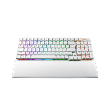 Клавиатура ASUS ROG Strix Scope II 96 90MP037A-BKRA30, цвет белый