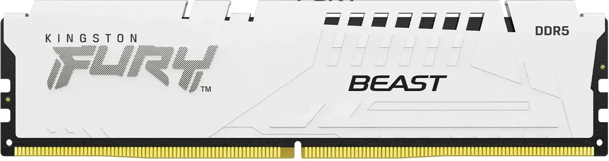 Оперативная память Kingston FURY Beast White XMP 16GB 5600MT/s DDR5 CL40, KF556C40BW-16, RTL