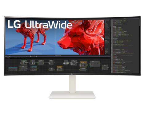 Монитор LG 38WR85QC 37.5-inch белый