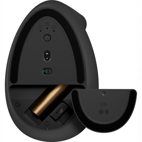 Мышь Logitech LIFT 910-006485, цвет темно-серый