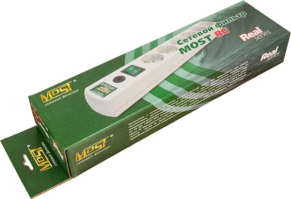 Сетевой фильтр Most Сетевой фильтр RG 5м (6 розеток)