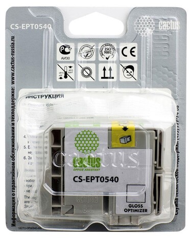 Картридж черный Cactus CS-EPT0540