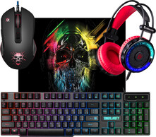 Гарнитура Defender 52118, цвет красный/черный