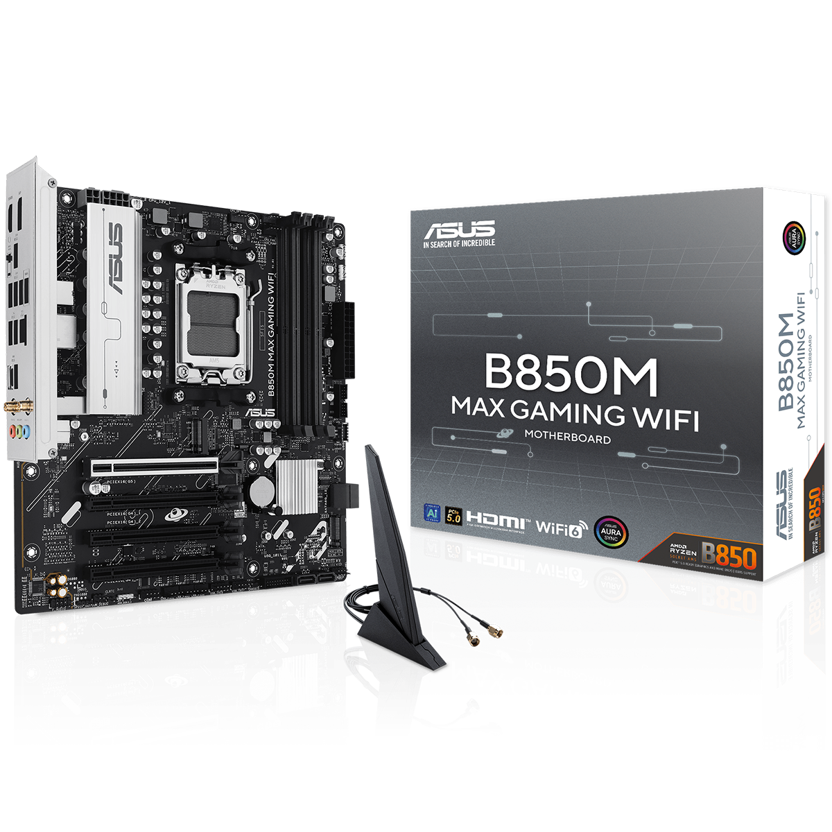 Материнская плата ASUS AMD B850 B850M MAX GAMING WIFI