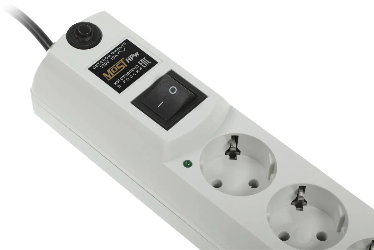 Сетевой фильтр Most Сетевой фильтр HPw 2м (6 розеток)