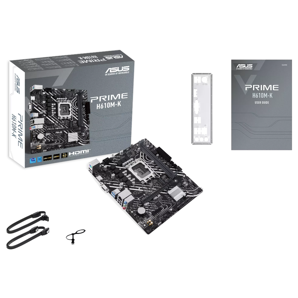 Материнская плата ASUS Intel H610 PRIME H610M-K