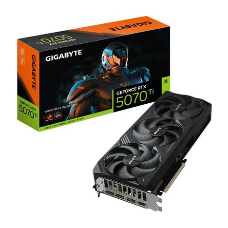 Видеокарта Gigabyte GeForce RTX 5070 Ti 16 ΓБ Retail
