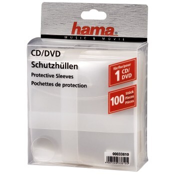 

Конверт Hama на 1CD/DVD H-33810 прозрачный (упак.:100шт)