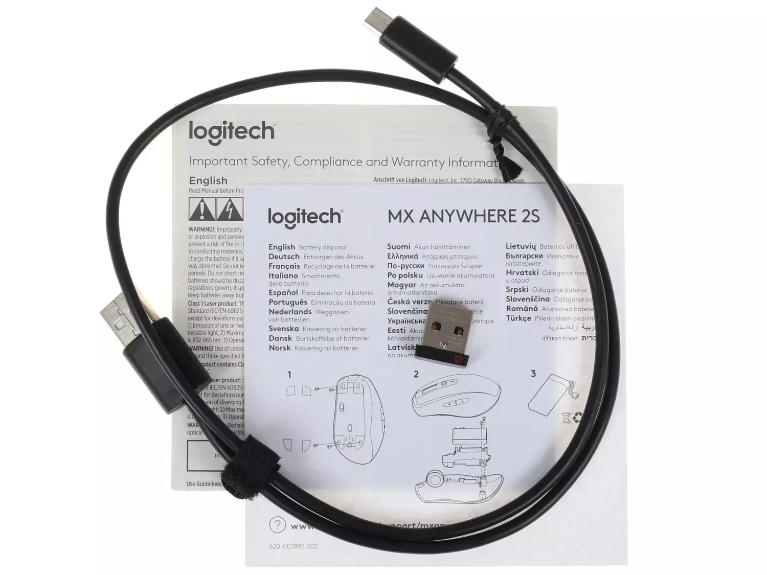 Мышь Logitech MX Anywhere 2S 910-007228, цвет черный