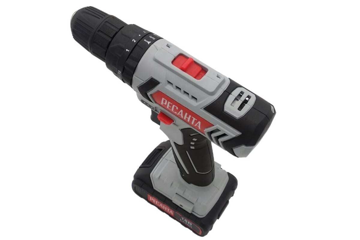 Ударная дрель-шуруповерт РЕСАНТА ДА-18-2ЛК-У