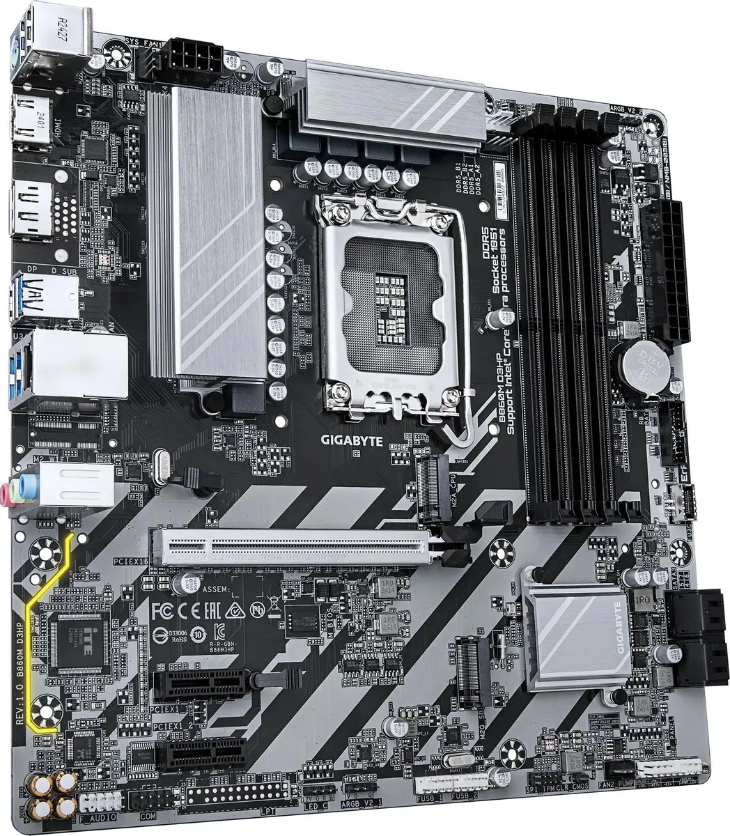 Материнская плата Gigabyte LGA1851 Intel B860 B860M D3HP