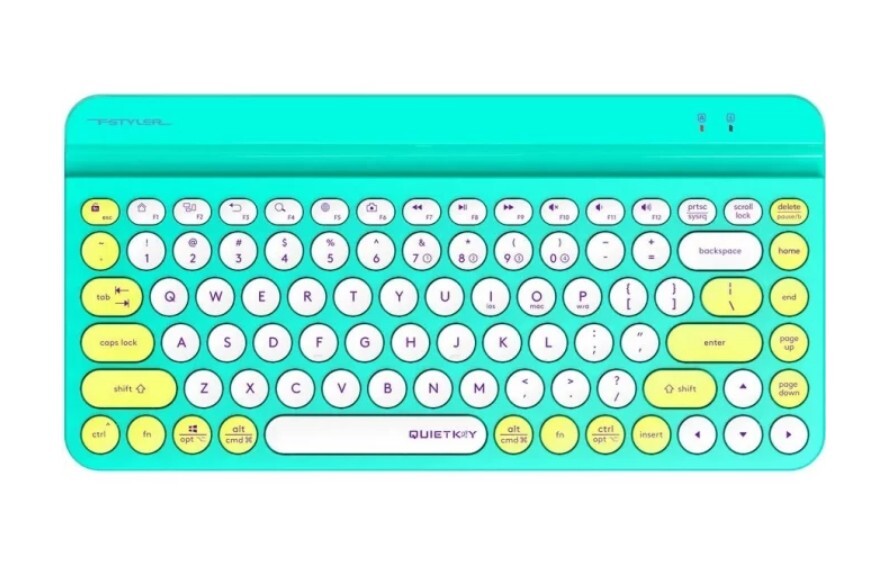 Клавиатура A4tech Fstyler FBK30 AVOCADO, цвет светло-зеленый