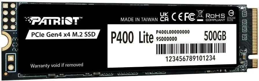 Внутренний твердотельный накопитель Patriot P400 Lite 500GB