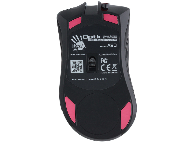 Мышь A4tech Bloody A90 Blazing A90, цвет черный