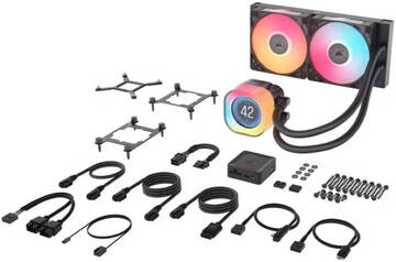 Кулер Процессорный Corsair Water Cooling System iCUE LINK TITAN 240 RX LCD