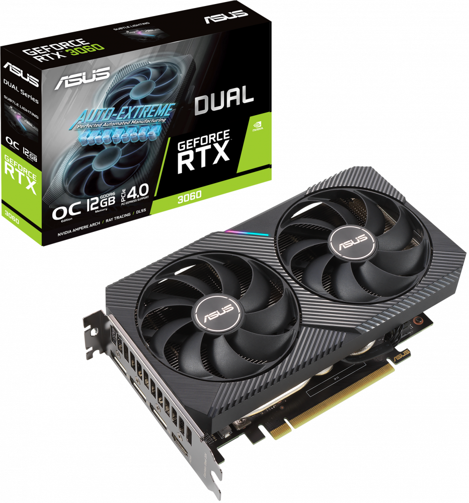 Видеокарта ASUS GeForce RTX 3060 12 ΓБ Retail