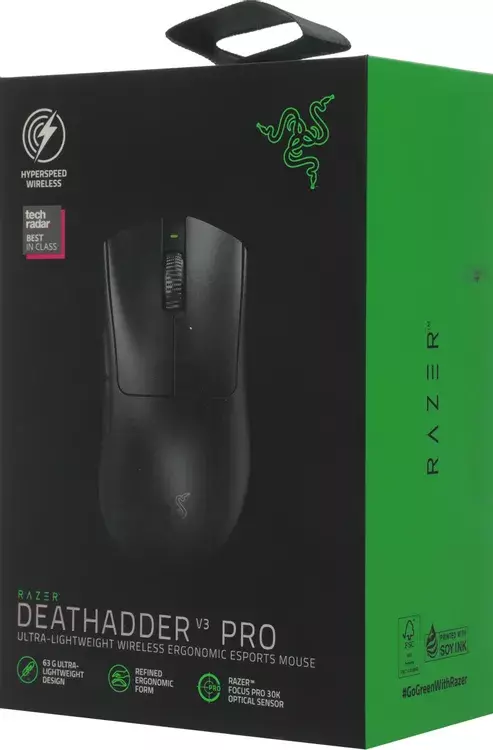 Мышь Razer DeathAdder V3 Pro RZ01-04630100-R3A1, цвет черный