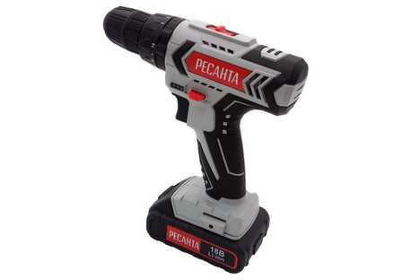 Ударная дрель-шуруповерт РЕСАНТА ДА-18-2ЛК-У