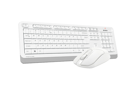 Клавиатура+мышь A4tech Клавиатура + мышь Fstyler FG1012 FG1012 WHITE, цвет белый