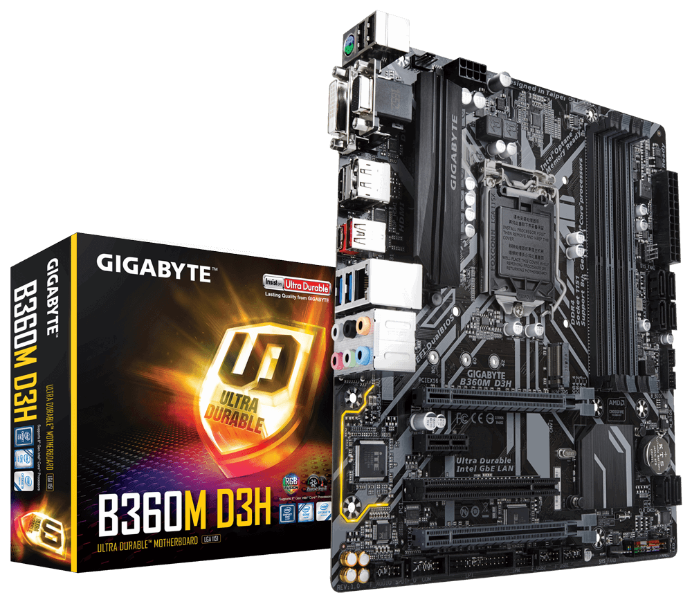 Материнская плата Gigabyte LGA1151 B360M D3H