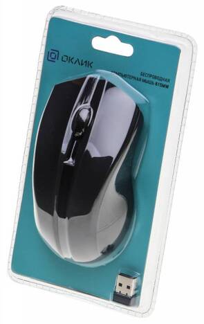 Мышь Oklick Мышь 615MW 412852, цвет черный