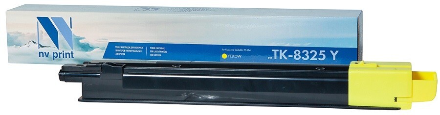 Тонер-картридж желтый NVPrint для Kyocera, NV-TK-8325Y