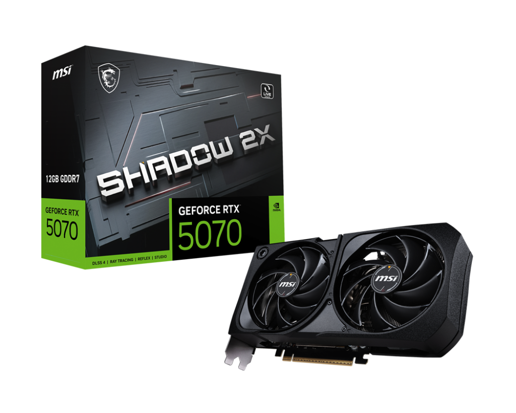 Видеокарта MSI GeForce RTX 5070 12 ΓБ Retail