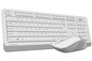 Клавиатура+мышь A4tech Клавиатура + мышь Fstyler FG1010 FG1010 WHITE, цвет белый