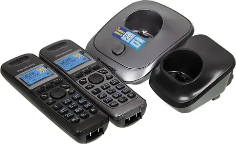 SIP-DECT телефон Panasonic TG2512, 2 трубки