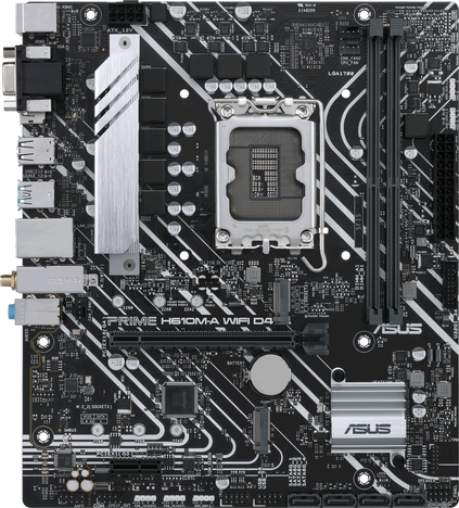 Материнская плата ASUS Intel H610 PRIME H610M-A WIFI D4