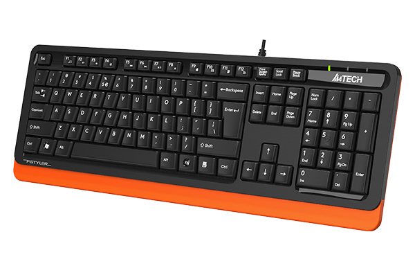 Клавиатура A4tech Fstyler FKS10 ORANGE, цвет черный