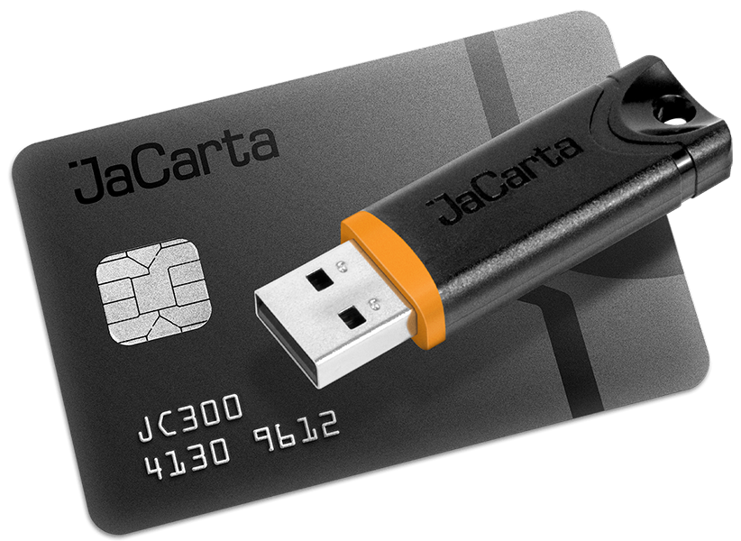 Аладдин Р.Д. JaCarta (USB-токен JaCarta-2 PKI/ГОСТ), Сертификат ФСТЭК России. Сертификат ФСБ России. до 5 000 шт. (за единицу) (XL)